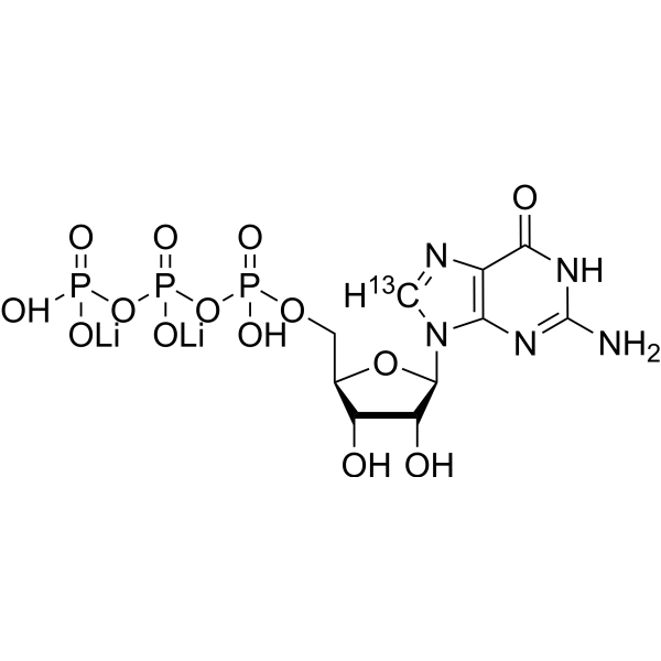 Guanosine triphosphate-13C dilithium (GTP-13C dilithium)_Endogenous ...